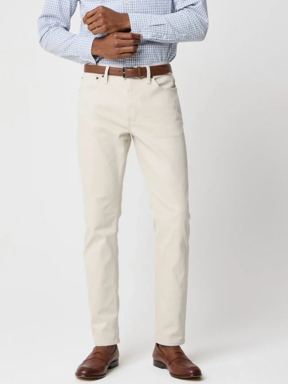 NWT J. Crew Straight-fit Garment-dyed Five-pocket Jean Stone